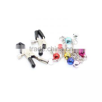 WOMAN SEX TOYS NIPPLE STRETCHER WITH BELLS NIPPLE STRETCHER WITH STEEL CHAIN WOMAN SEX TOYS NIPPLE STRETCHER WHOLESALE photo-3