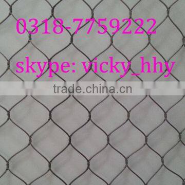 Stainless steel animal wire cable fence 304 steel zoo mesh