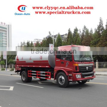 FOTON 4X2 10000L water supply tanker truck for sale