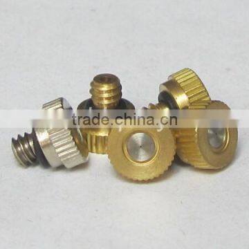 Stainless steel SS brass KT series low pressure fine misting fog water spray nozzles