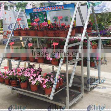 Hot Sales Display Danish Flower Trolley Cart With Pulling System photo-5