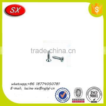 Customized Flat Hex Socket Head Thread Cutting Self Tapping Screws With Nickel Plated photo-2