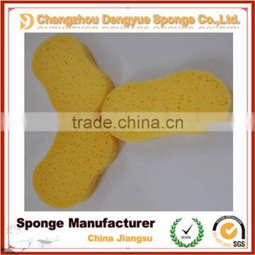 Yellow Shaped Effective Bath Seaweed Cleaning Foam