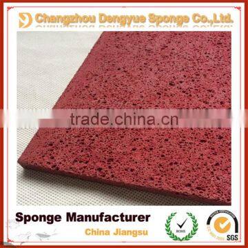 Eco-friendly Wearable Coarse Hole Oil Resistant Natural Rubber Foam photo-2