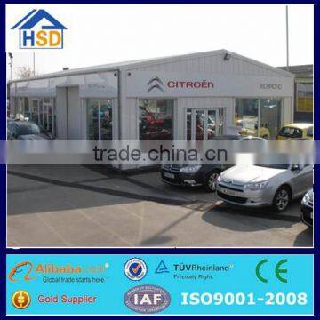 china low cost workshop prefab car showroom structure warehouse