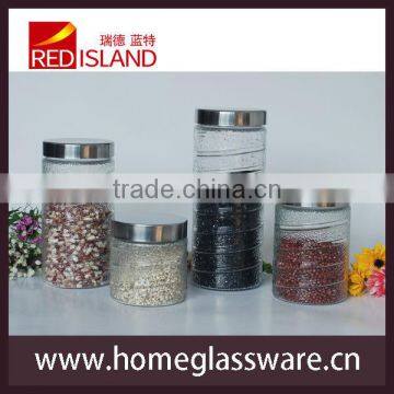 Factory supply high quality food grade glass jars