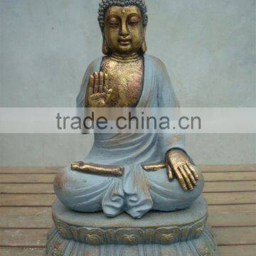 Resin Made Buddha Head Statue for Garden Decorative photo-4