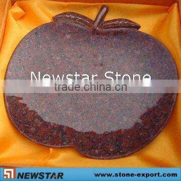 red granite apple ware dishes