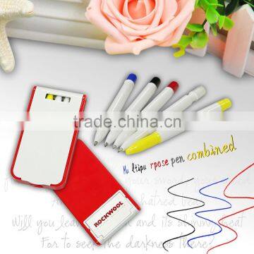 5-in-1 Ball Pen,plastic Ballpoint Pen With Pen Case for Gift photo-3