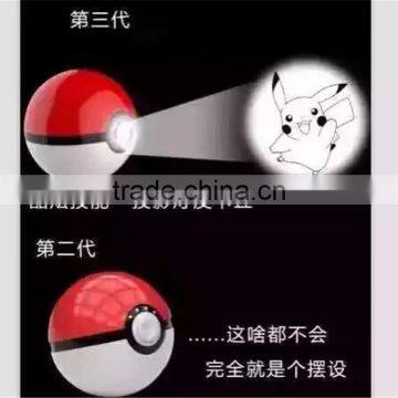 Pokemon Go Pokeball Hot Sales Porjector Power Bank 12000mah Poke Luminescent Ball Mobile Charger photo-2