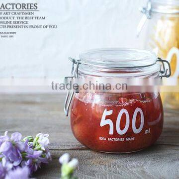 300ml--1500ml Clear Glass Jar for Food Clear Glass Jar for Storage Clear Glass Jar photo-4