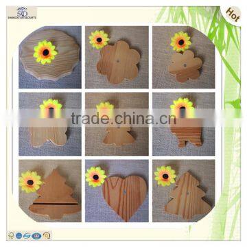 Natural Color Wooden Craft Carving Shape Butterfly Tree