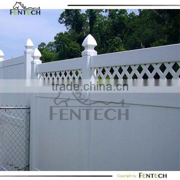 Traditional Hot Sale High Quality PVC/Vinyl/Plastic Lattice Privacy Fence Factory