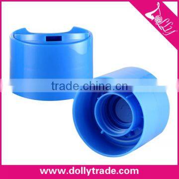 24/410mm Blue Double Layer High Sealed Plastic Disc Top Cap