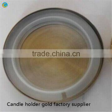 Stainless Steel Silver Metal Lid Candle Holder