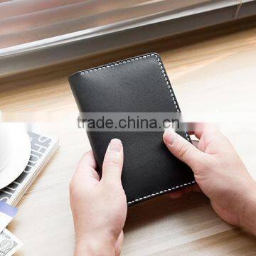 Simple Style Passport Cover Passport Holder Crazy Horse Leather Travel Wallet photo-2