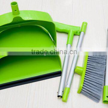 Demountable Plastic Broom Dustpan Cleaning Sets/long Handle Windproof Dustpan photo-4