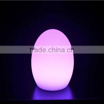 Battery Operated RGB LED Egg Table Lamp for Decoration photo-6