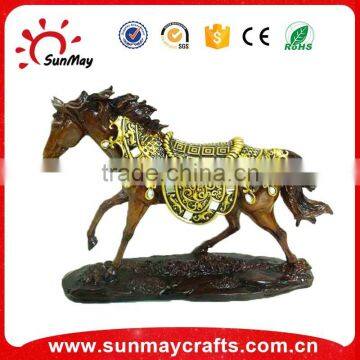 elegant souvenir collectible popular custom super quality resin horse statues