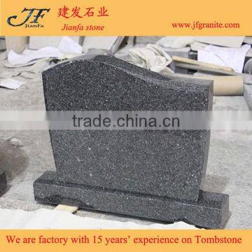 Chinese Green Granite Headstones Simple Design photo-3