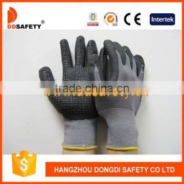 DDSAFETY 13 Gauge Knitted Nylon Coated Nitrile Gloves