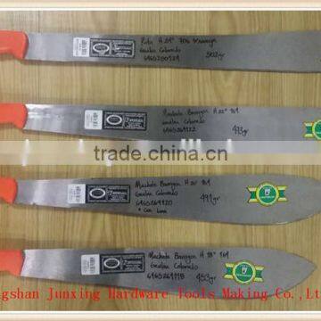 Supply high quality MACHETE for Columbia market