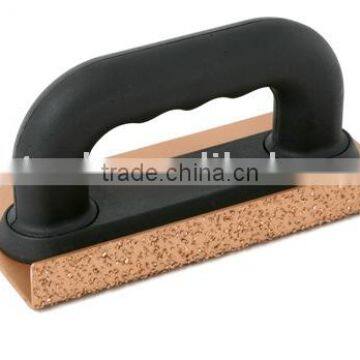 Tungsten carbide gritted trowel