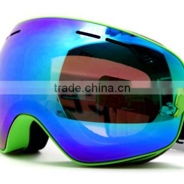 TPU frame and smoke REVO red lens snowboarding goggles