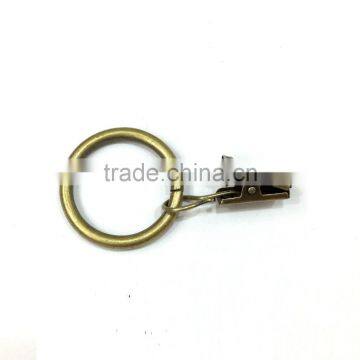 Small Curtain Ring With Clip / Steel Rod Ring With Clip Hanging / A Ring With A Clip photo-4