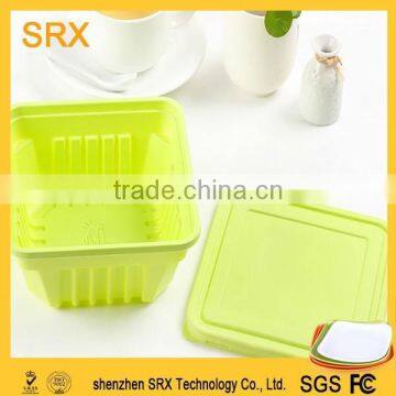 custom high quality Disposable food packing square plate