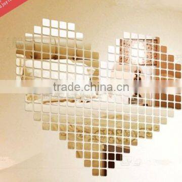 Collocation Photo Wall Stickers,DIY Golden Mosaic 3d Wallpaper for Wall Stickers photo-3