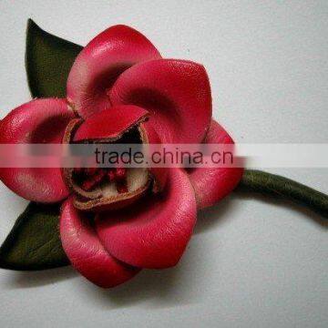 leather flower