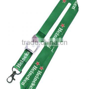 Polyester material promotional silk screen printing lanyard