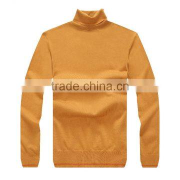 latest design high neck pure wool knit sweater