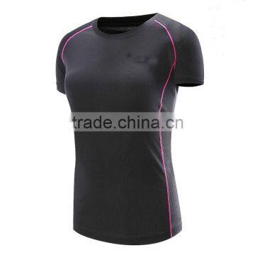 100% Polyester Men Fake V-neck Cycling Gym T-shirt Custom Dry Fit T-shirt photo-5