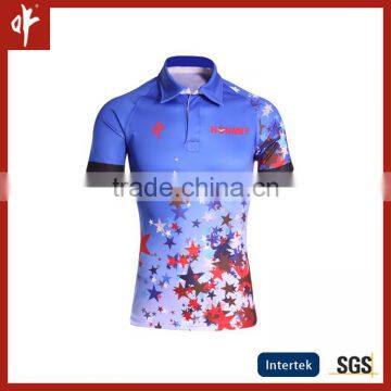 High quality new customized sublimation rugby jersey