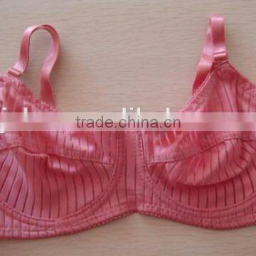 js-904 nice girls pink color no padding bra in stock