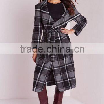 ladies fancy printed longline waterfall winter coats