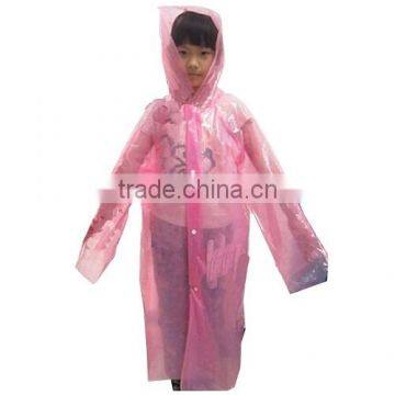 Fashion Design Cartoon pattern kids Raincoat rain poncho