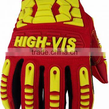 EN388 3541 Multi Purpose Cut Resistant Level 5 Rigging Work Gloves, Palm Reinforcement, Silicone Printed Anti Slip Gloves photo-2
