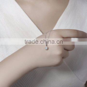 Woman Collar Pendant Platinum Necklace photo-6