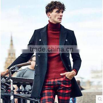 Top Fashion 2015 Luxurious Wool Men Coat Latest Coat Designs photo-4