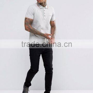 New Design High Quality Casual Summer Plain 180g 100% Cotton Short Sleeve Logo Embroidery Mens POLO T-Shirt photo-4