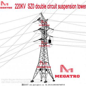 MEGATRO 220KV SZ0 Double Circuit Transmission Tower photo-2