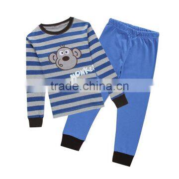 S15533A 2017 Latest New Striped Kids Pajamas Baby Cute Pajamas