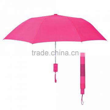 42" Arc Neon Telescopic Automatic Folding Umbrella - Nylon Material, Matching Sleeve and Handle and Comes With Your Logo photo-5