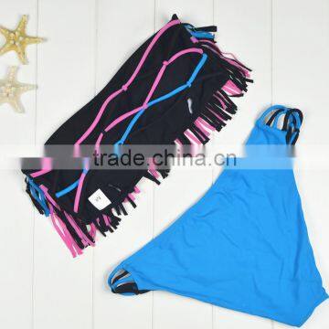 Polyester Bikini Different Size for Choice & Padded Blue Girls Swimwear 59377 photo-3