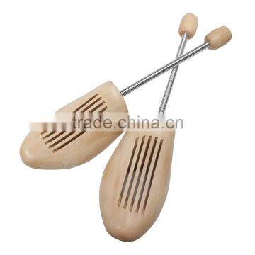 Wooden Type Shoe Stretcher Lotus Wood Shoe Tree With Strong Spring photo-4