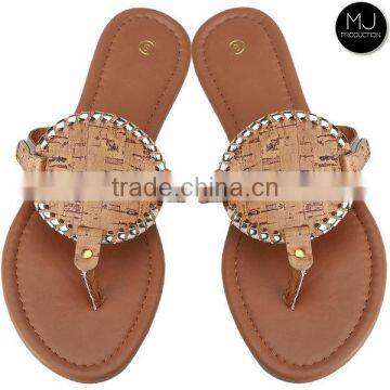 Wholesale flash sale cork sandal