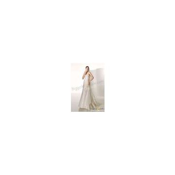 Modern A-Line/Princess Sweetheart Court Train Wedding Dress With Draped/Lace